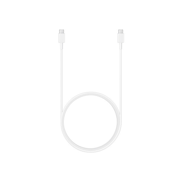 Cable original Samsung Tipo-C a Tipo-C 1.8 metros color blanco Cable Original Samsung Tipo-c A Tipo-c 1.8 Metros Color Blanco