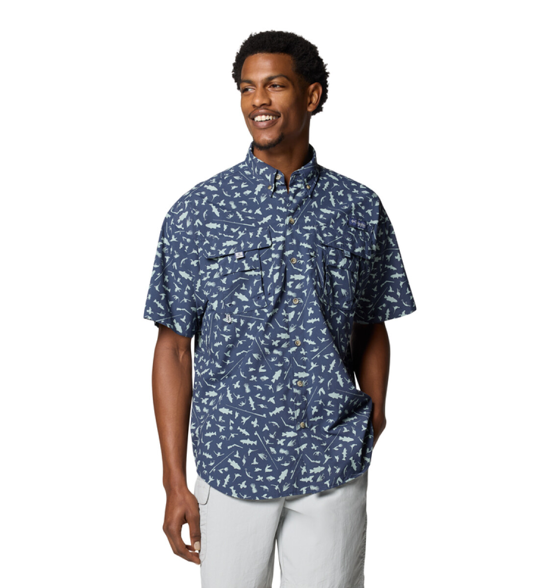 Super Bahama™ II SS Shirt - Cool Grey - NOCTURNAL 