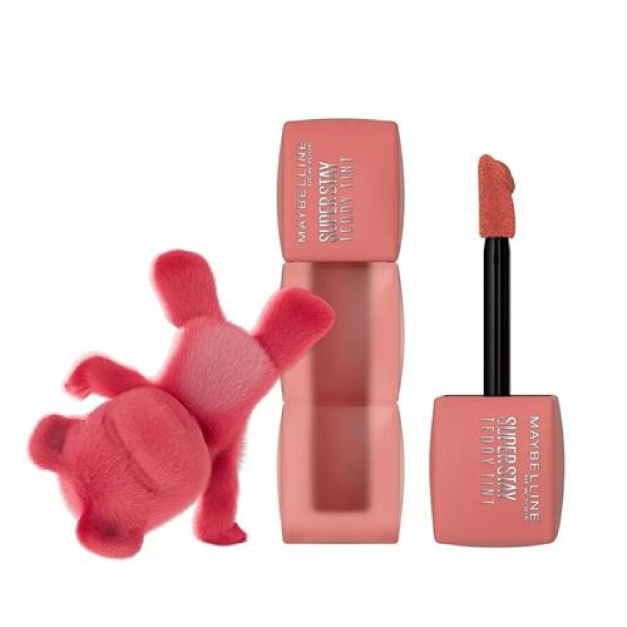 Tinta para Labios y Mejillas Super Stay Teddy Skinnydip - Maybelline Tinta para Labios y Mejillas Super Stay Teddy Skinnydip - Maybelline
