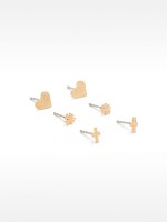 Set De Pendientes Dorados dorado