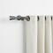 Barrote cortina de metal 2 m + 2 Soportes GRIS OSCURO