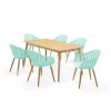 Juego de Jardin 6 sillas y Mesa - Nassau Verde