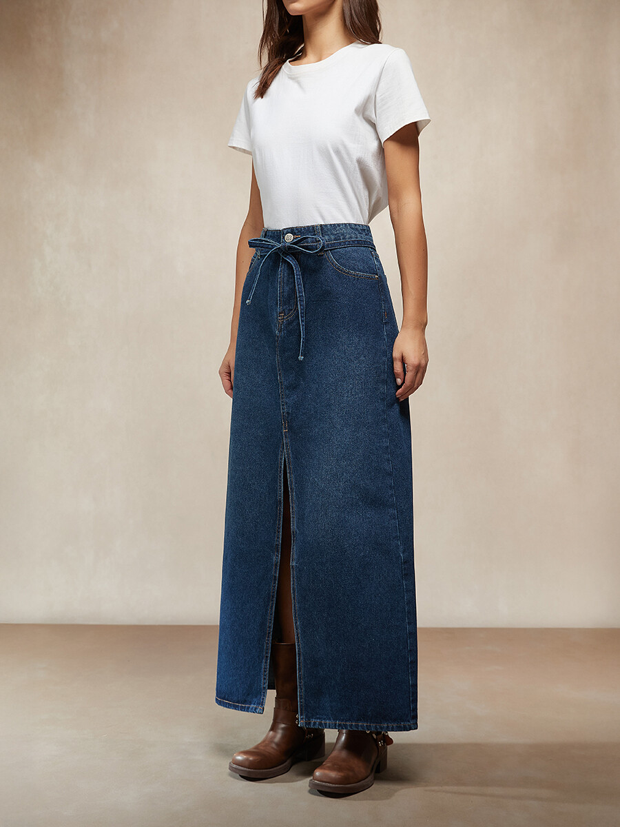 FALDA ZORAYA - AZUL OSCURO 