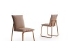 Juego de comedor - 4 sillas Soft Atria Redonda - Marrón Juego de comedor - 4 sillas Soft Atria Redonda - Marrón