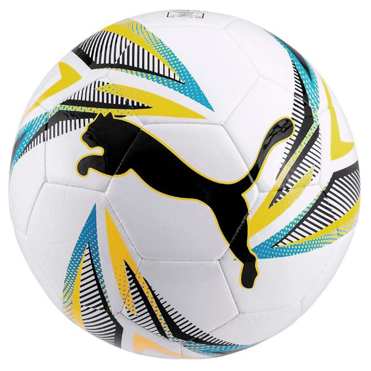 Pelota Puma Play Big Cat - Blanco - Amarillo 