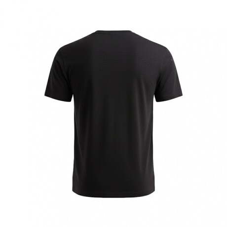 GOLD LABEL VISCOSE-JERSEY CREW-NECK - EA7 EMPORIO ARMANI Black