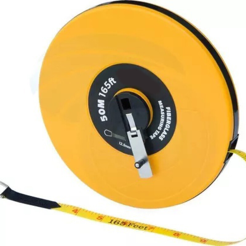 TOLSEN CINTA AGRIMENSOR FIBRA 50MX12.5MM Tolsen Cinta Agrimensor Fibra 50mx12.5mm