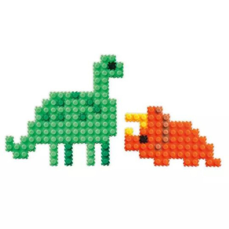 Creaciones en pixeles de plástico dinos - Auzou Unica