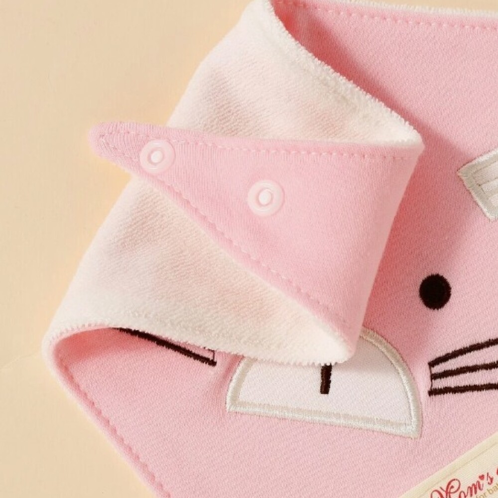 Set baberos bandana x3 raton rosa