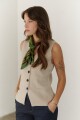 CHALECO TEJIDO BEIGE