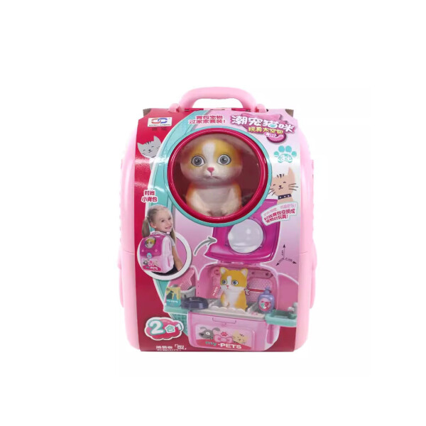 Juguete bañito gatito rosa