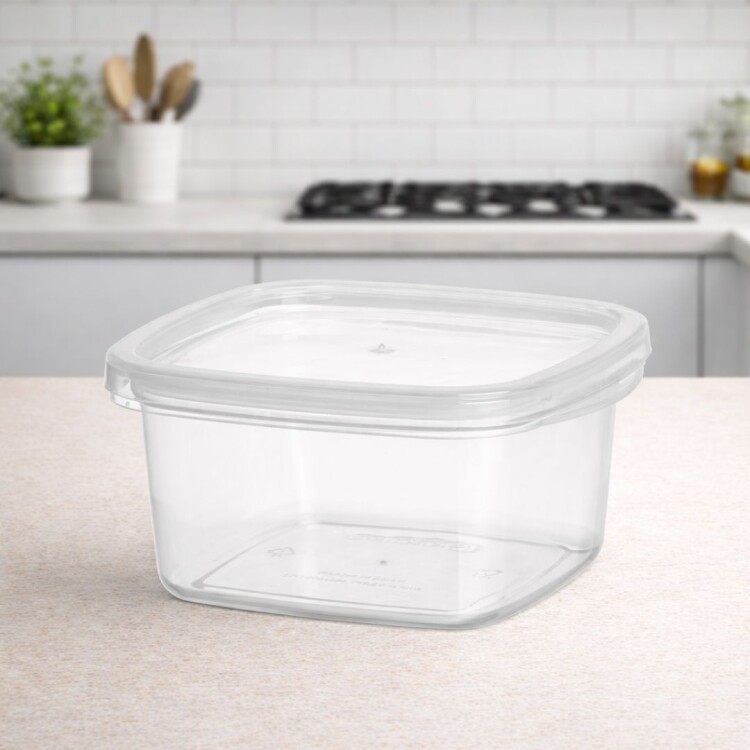 Pote Vianda Alimentos Plastico Cuadrado Volare 380ml Pote Vianda Alimentos Plastico Cuadrado Volare 380ml