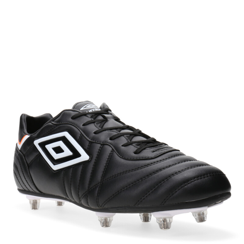 Championes de Hombre Umbro Futbol 11 Speciali Eternal Negro - Blanco - Anaranjado