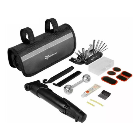 Rockbros - Kit de Reparación para Bicicleta GJ9816 - Bolso, Herramienta Plegable 16 en 1, BARRA para 001