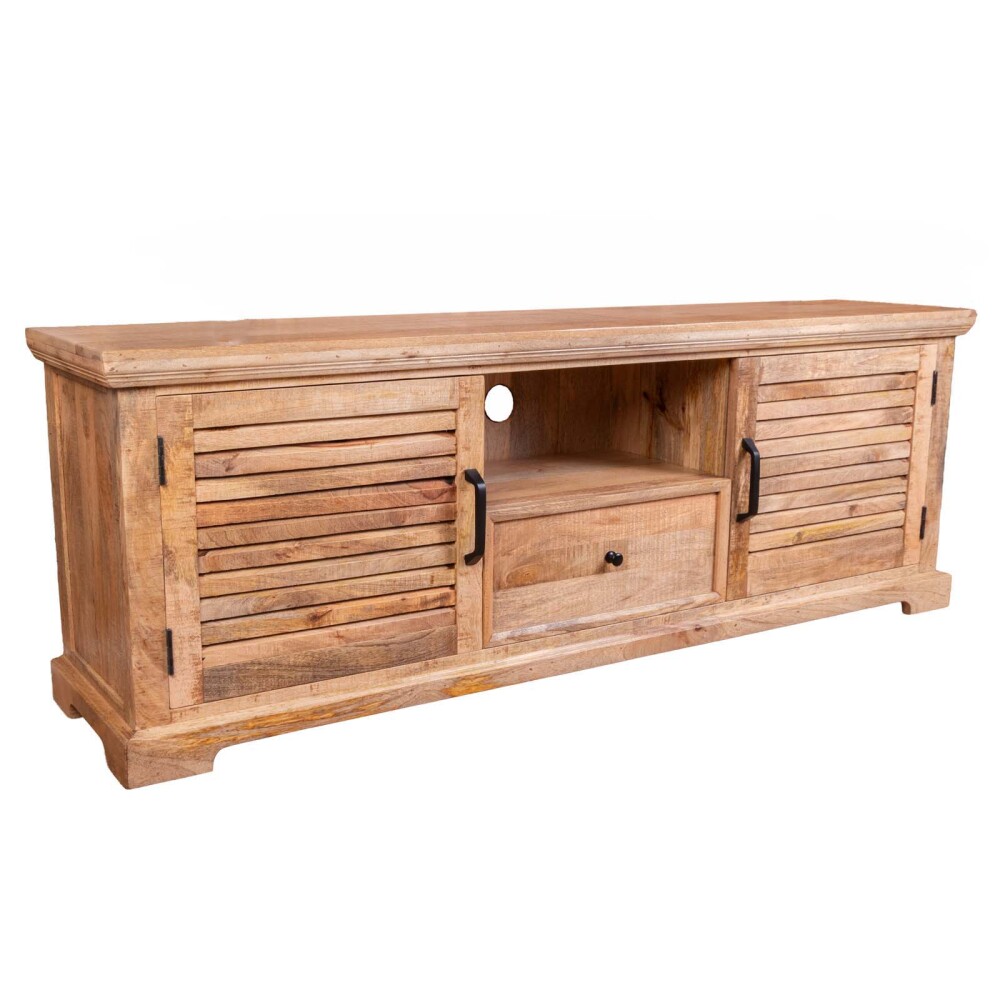 RACK PARA TV MADERA-DE-MANGO NATURAL-BEIGE JUSTINO NATURAL