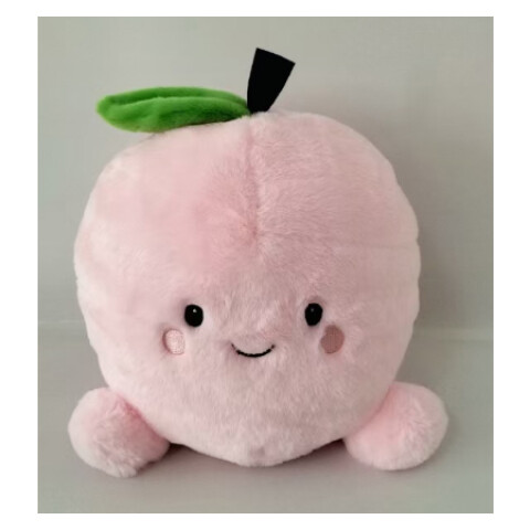 PELUCHE DE 25 CM (MELOCOTÓN DE DIBUJOS ANIMADOS CON OJOS BORDADOS) PELUCHE DE 25 CM (MELOCOTÓN DE DIBUJOS ANIMADOS CON OJOS BORDADOS)