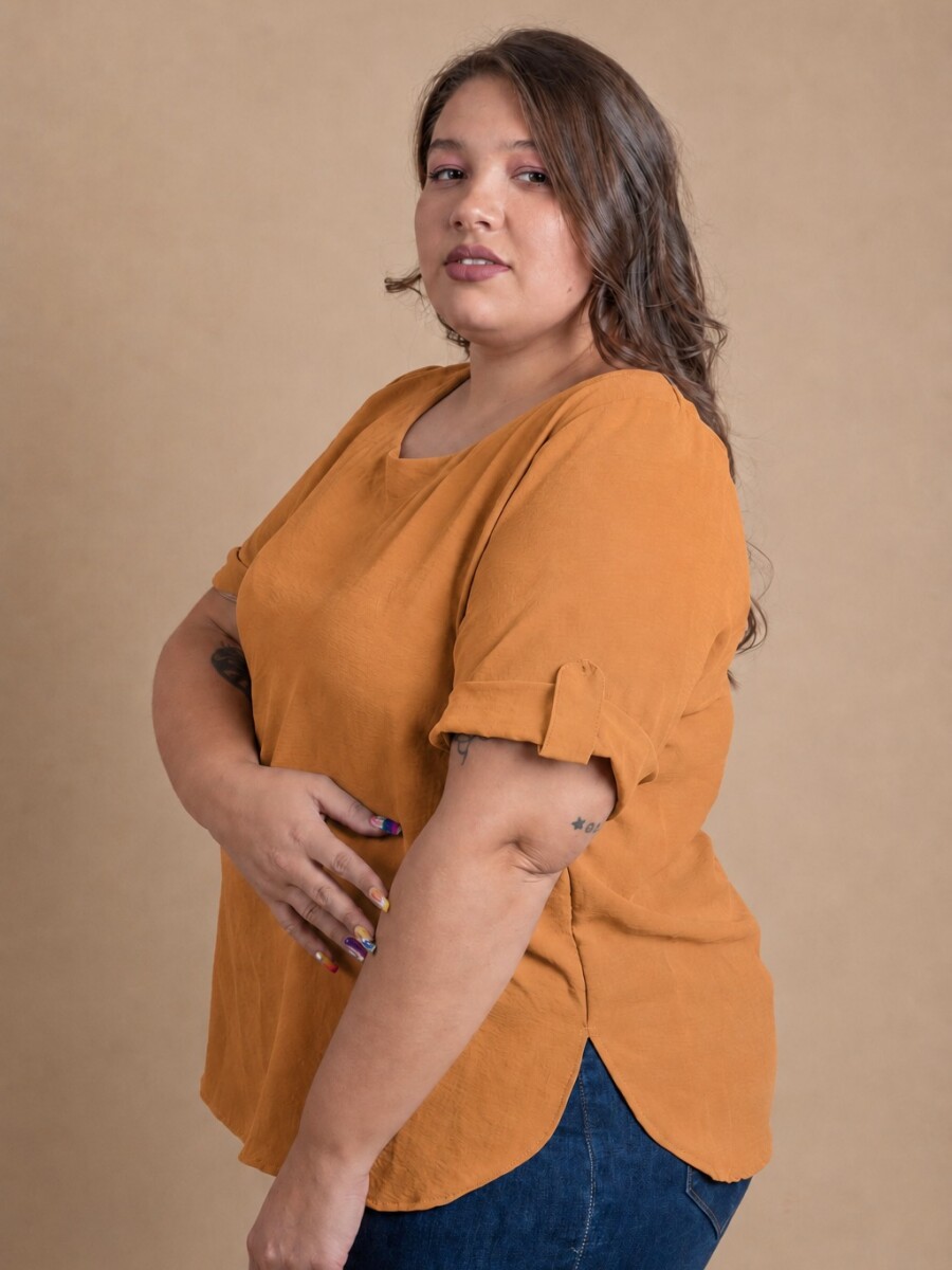 Remera Bruselas Terracota