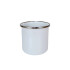 Taza metalica color blanco 350ml Taza Metalica Color Blanco 350ml