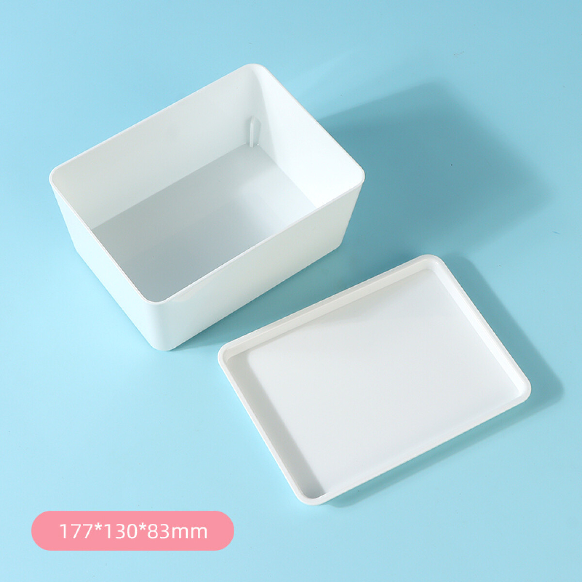 Caja De Almacenamiento Con Tapa S - Blanco 