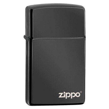 Encendedor Zippo Slim High Polish negro con logo - 28123ZL Encendedor Zippo Slim High Polish negro con logo - 28123ZL