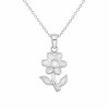 Dije flor - Plata 925 - nacar - CP4878 conpiedra