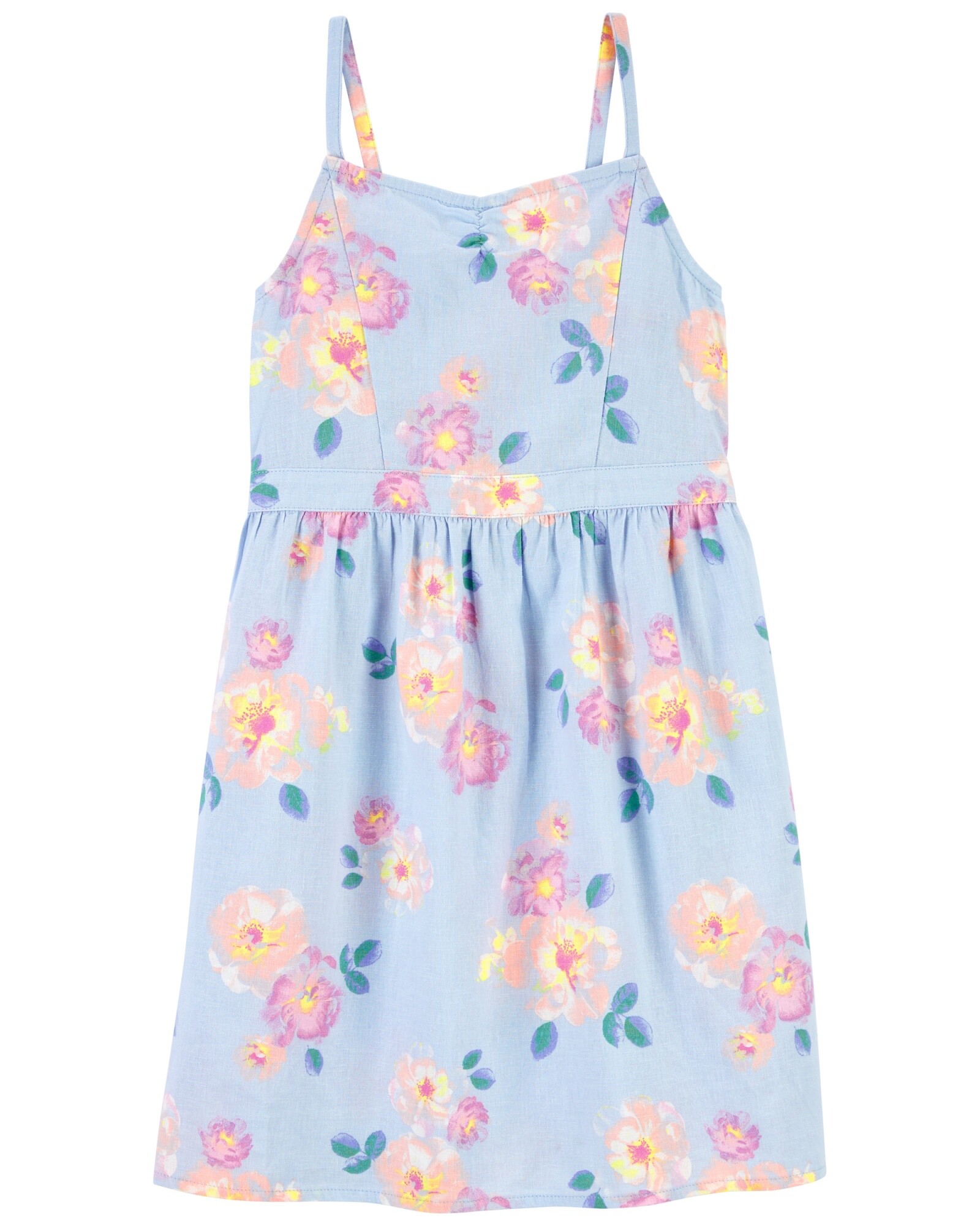 Vestido de viscosa Ecovero diseño floral Sin color