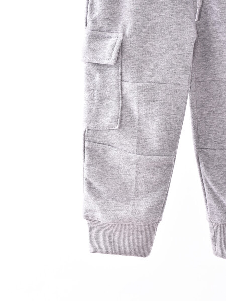 PANTALON POL GRIS MELANGE M
