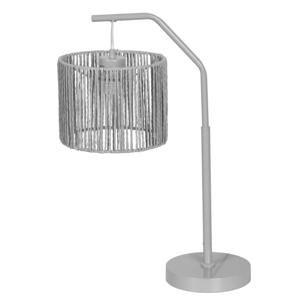 LAMPARA DE MESA METAL GRIS LT95010