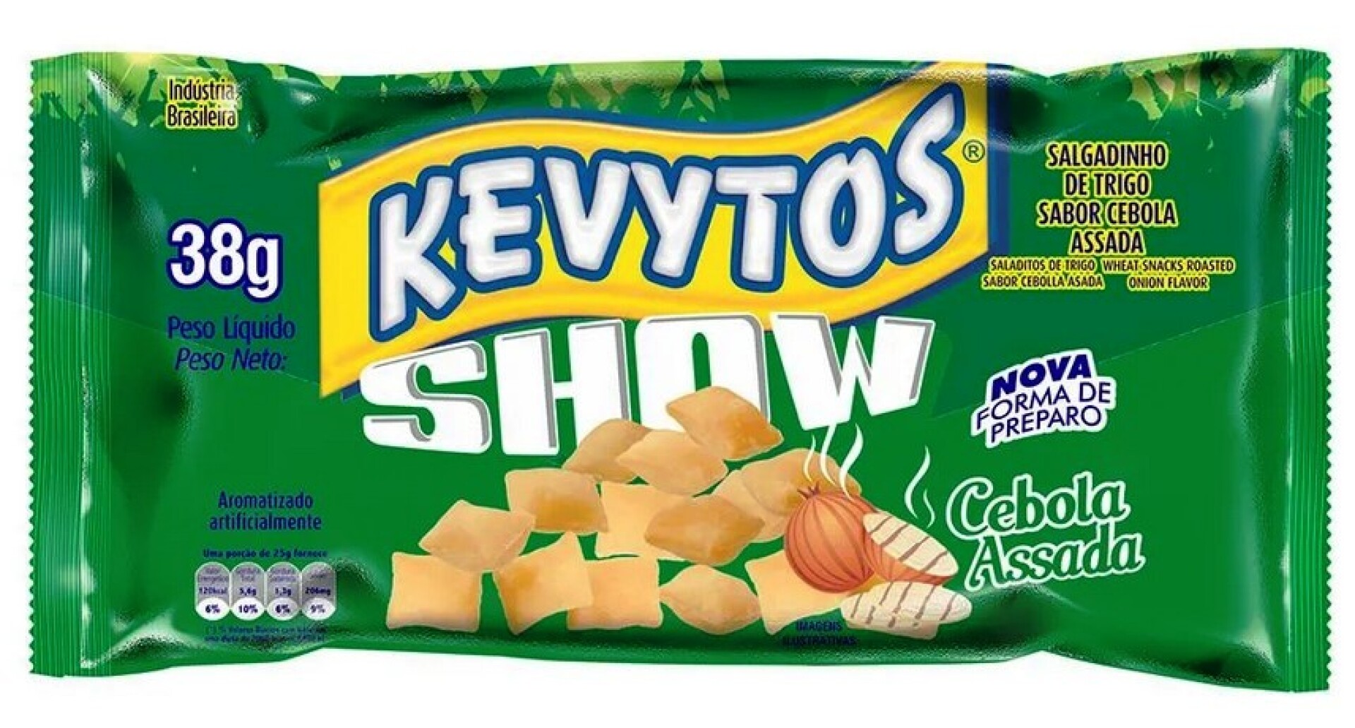 SNACK KEVYTOS 38G CEBOLLA 