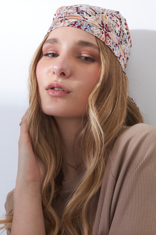 Bandana Printed MULTI/BEIGE