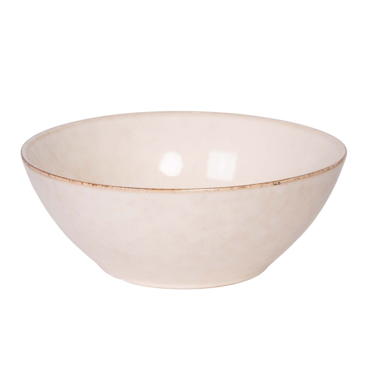 BOWL - 20 CM CERAMICA NATURAL-BEIGE PADDY 