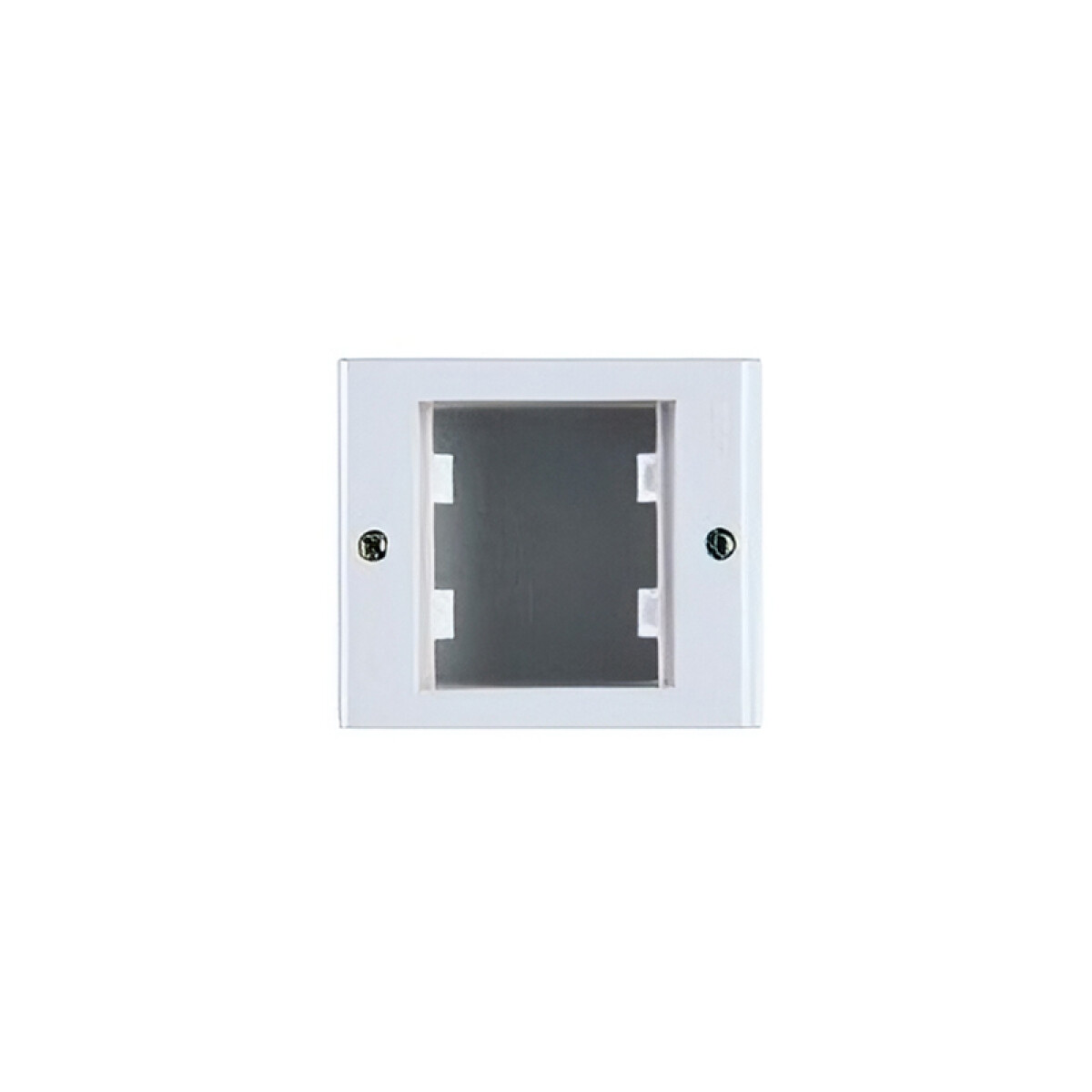 Caja de adosar de 2 módulos color blanco puro Sica - ELE07584 