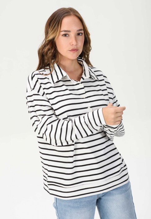 Remera Polo Blanco