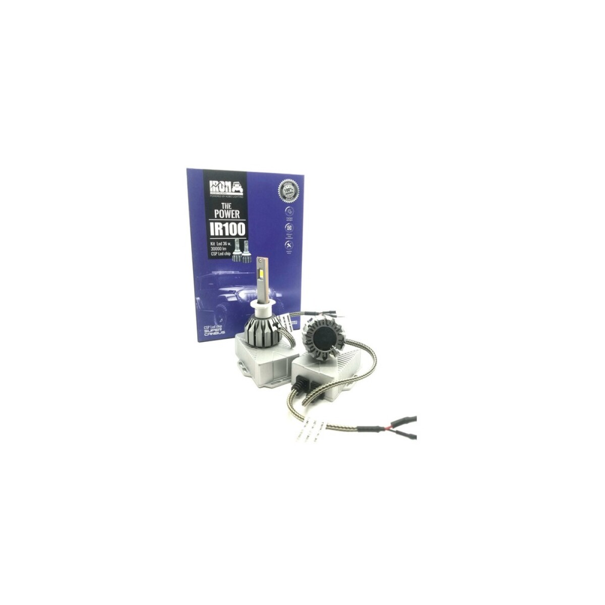 KIT LED H1 30.000LM / 36W - 6000K IR100 