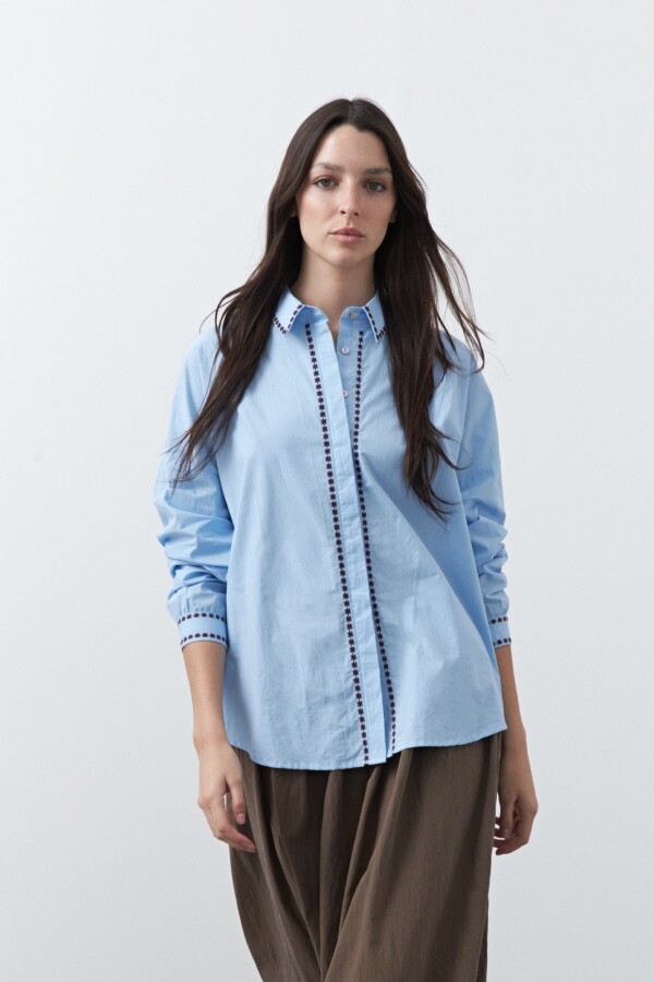 CAMISA NERNIA Celeste