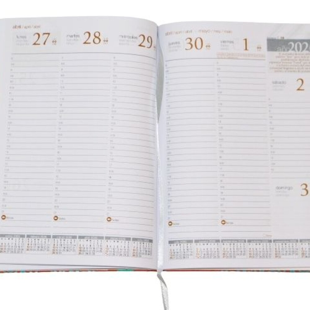 AGENDA REMEMBER SENIOR 1470 TAPA FORMAS ANARANJADO Y VERDE GRIS