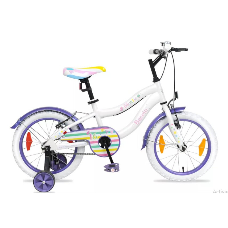Bicicleta Baccio Mystic Rodado 16 Calidad Color Blanco/violeta Tamaño Del Cuadro 16 Bicicleta Baccio Mystic Rodado 16 Calidad Color Blanco/violeta Tamaño Del Cuadro 16