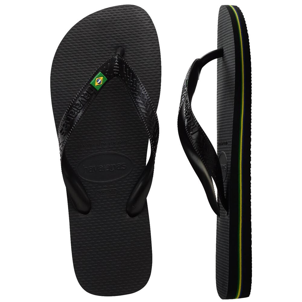 Sandalias Havaianas Brasil Unisex Negro