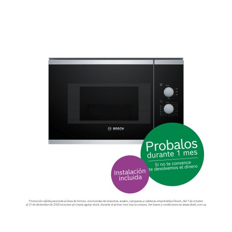 Microondas de empotrar Bosch BFL520MS0 20 L Microondas de empotrar Bosch BFL520MS0 20 L