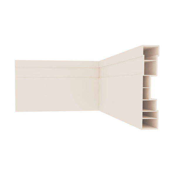 ZÓCALO PVC COLOR CREME 15MM 0.10X2.40 MTS Zócalo Pvc Color Creme 15mm 0.10x2.40 Mts