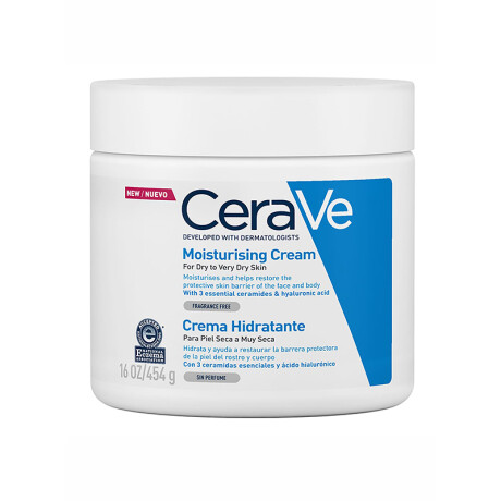 CeraVe Crema Hidratante Rostro y Cuerpo 454 g CeraVe Crema Hidratante Rostro y Cuerpo 454 g