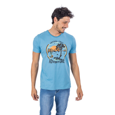 CAMISETA DE HOMBRE AZUL