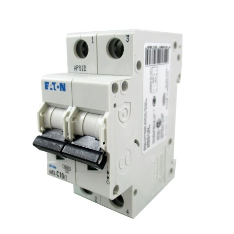 DISYUNTOR DIN 2X 10 A 06 KA EATON DISYUNTOR DIN 2X 10 A 06 KA EATON