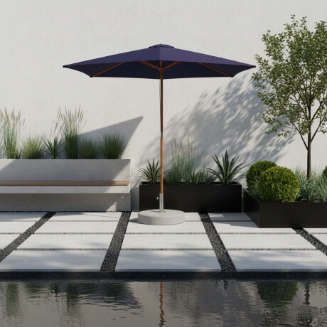 SOMBRILLA MADERA AZUL NFWP