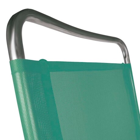 Reposera Alta Plegable en Aluminio Mor Master Plus Fashion Verde