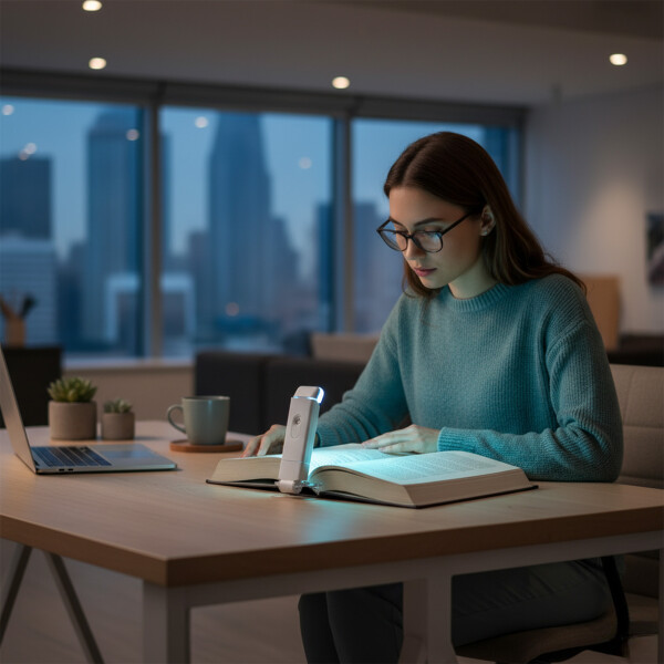 Luz Para Lectura Libros Led Portatil Recargable Nocturna Color Variante