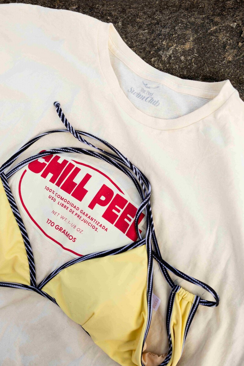 Remera Chill Peel Crema