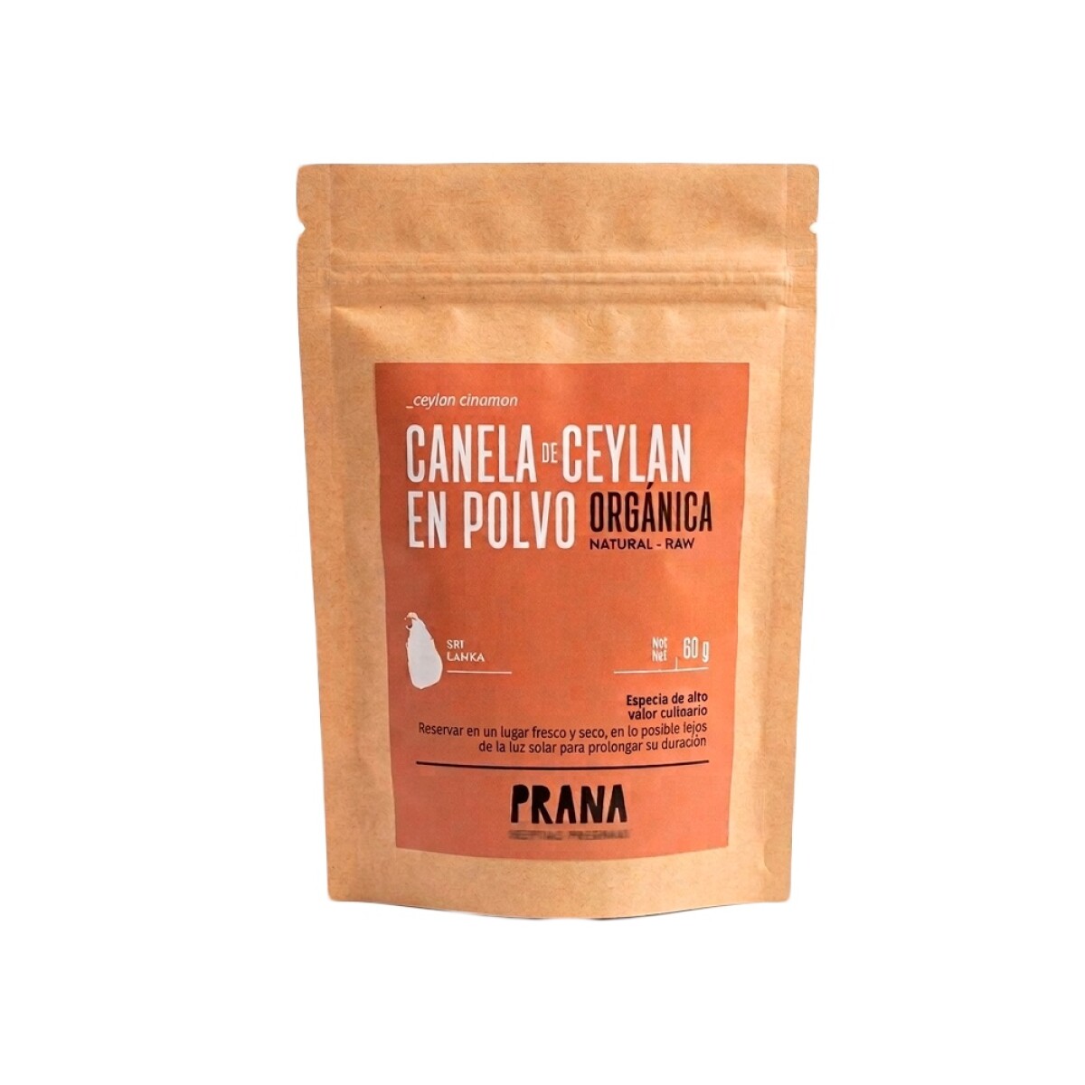 Canela de Ceylán en Polvo 60g Prana 