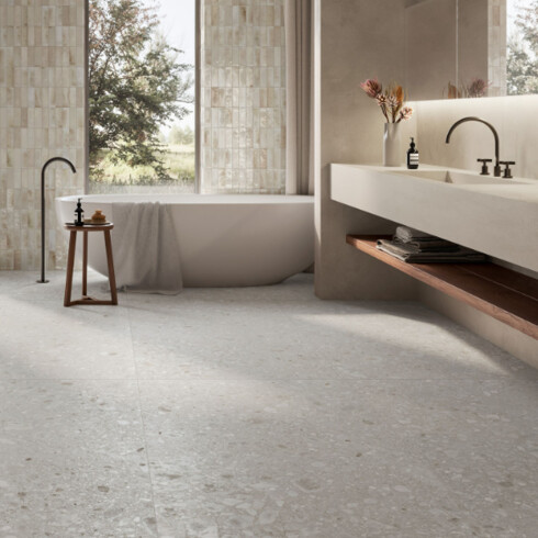 Porcelanato Blanco Mate 90X180Cm Piso Pared BLANCO