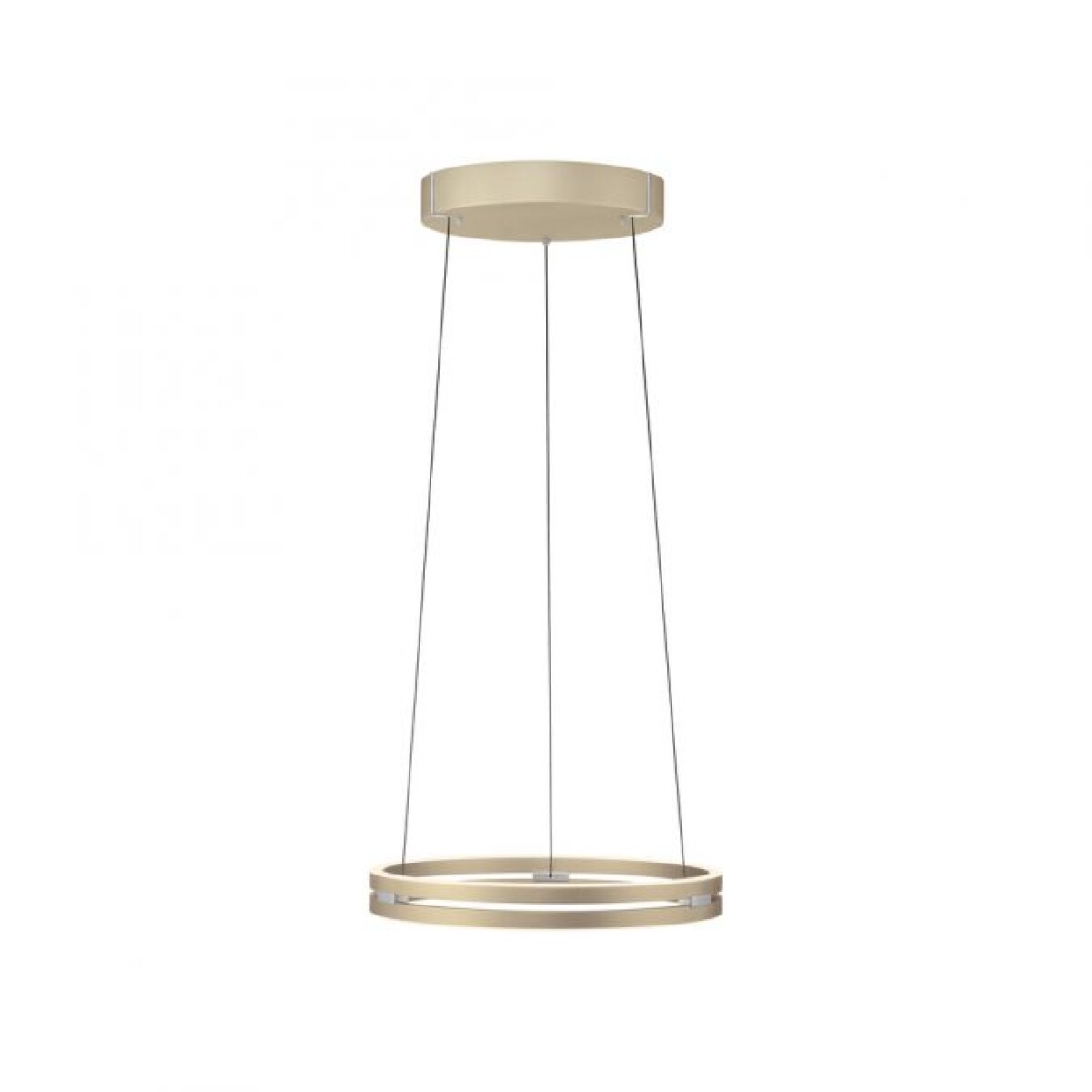 Colgante led anillo motorizado 40w 50cm a control remoto con varias funciones, Champagne 